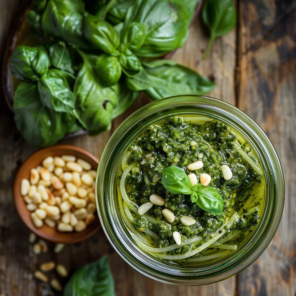 Aromatisches Bärlauchpesto