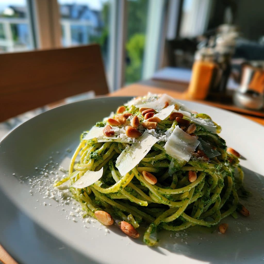 Bärlauch-Pesto Pasta