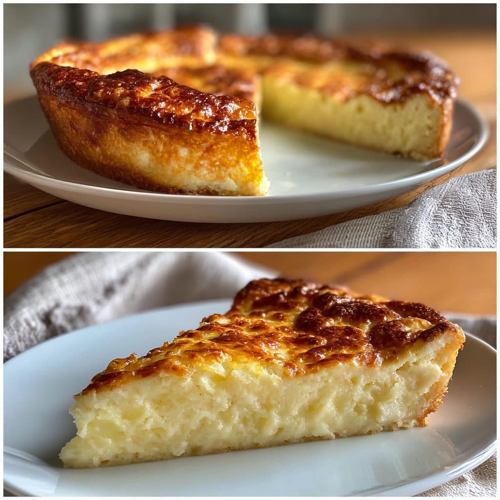 Cremiger Käsekuchen ohne Boden (Backblech)