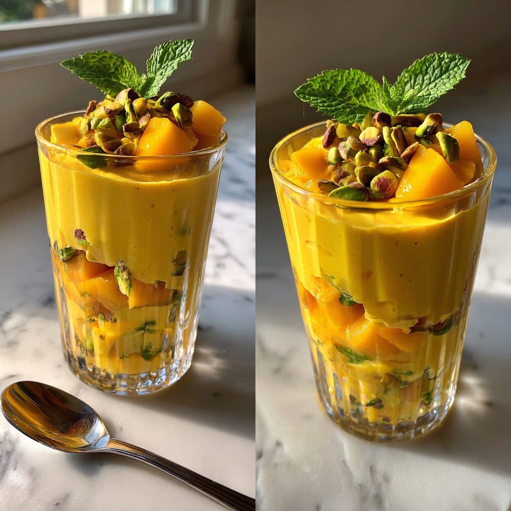 Cremiges Mango-Dessert (No-Bake)