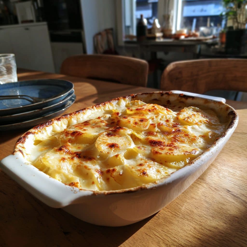 Cremiges Spargel-Kartoffel-Gratin mit Béchamelsauce