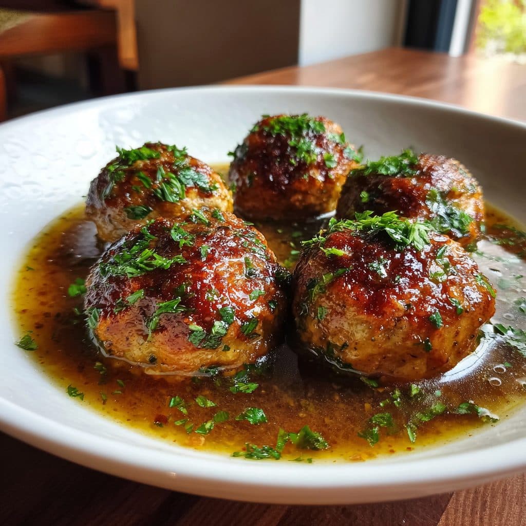 Französische Rinder-Frikadellen (Boulettes de Viande à la Française)