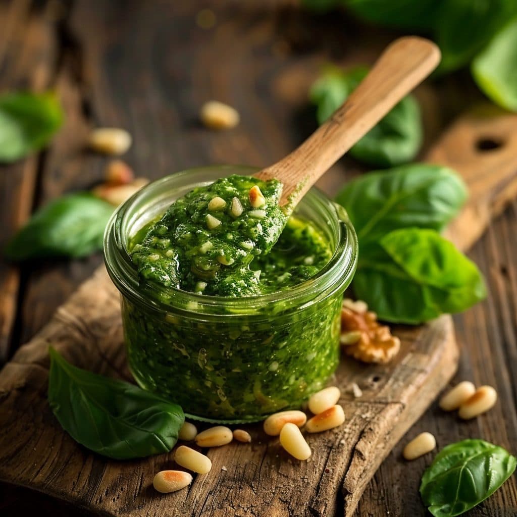 Frisches Bärlauchpesto
