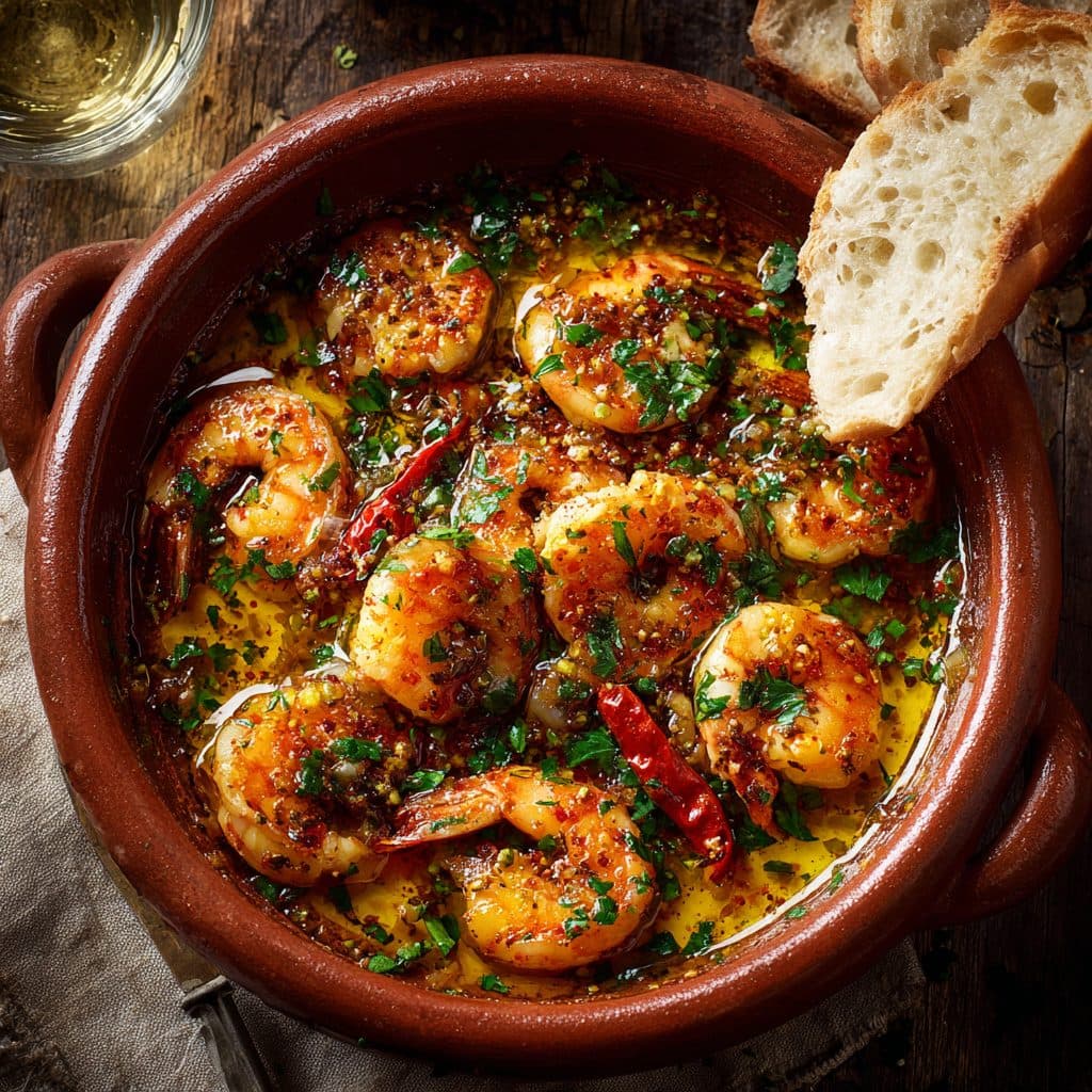 Gambas al Ajillo (Spanische Knoblauchgarnelen)