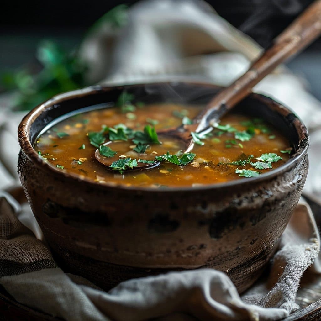 Klassische Linsensuppe