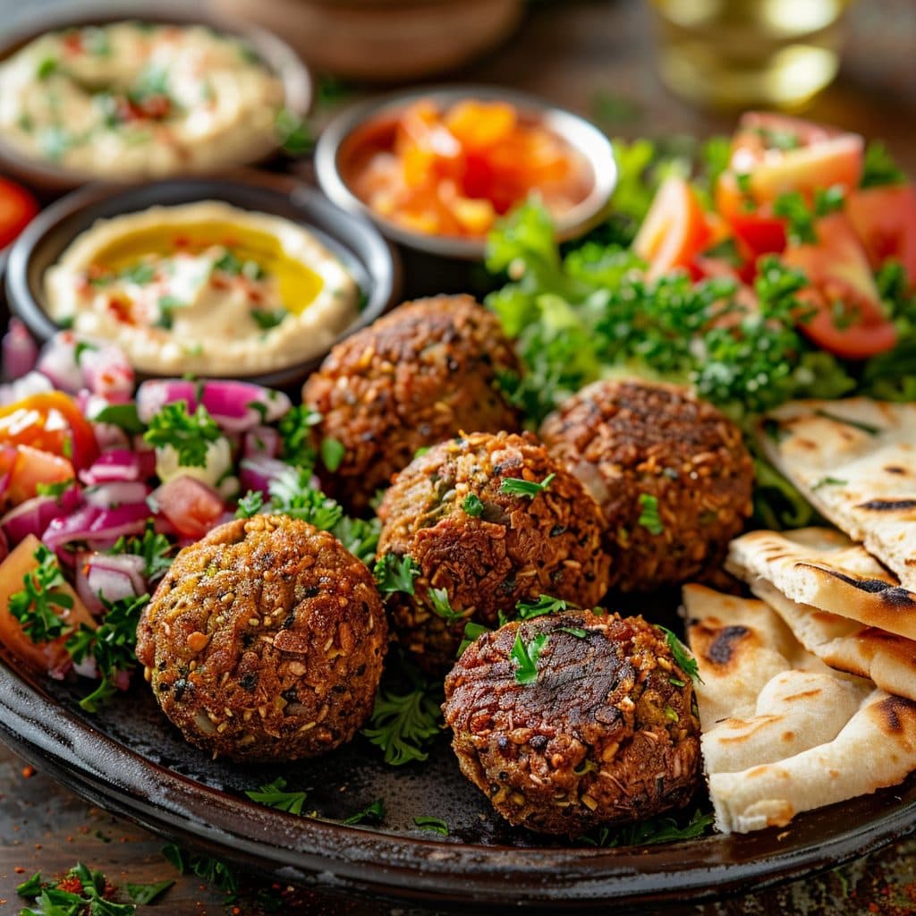 Knusprige Falafel mit Kräutern