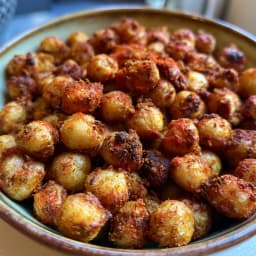 Knusprige Kichererbsen aus dem Airfryer mit Paprika und Kreuzkümmel
