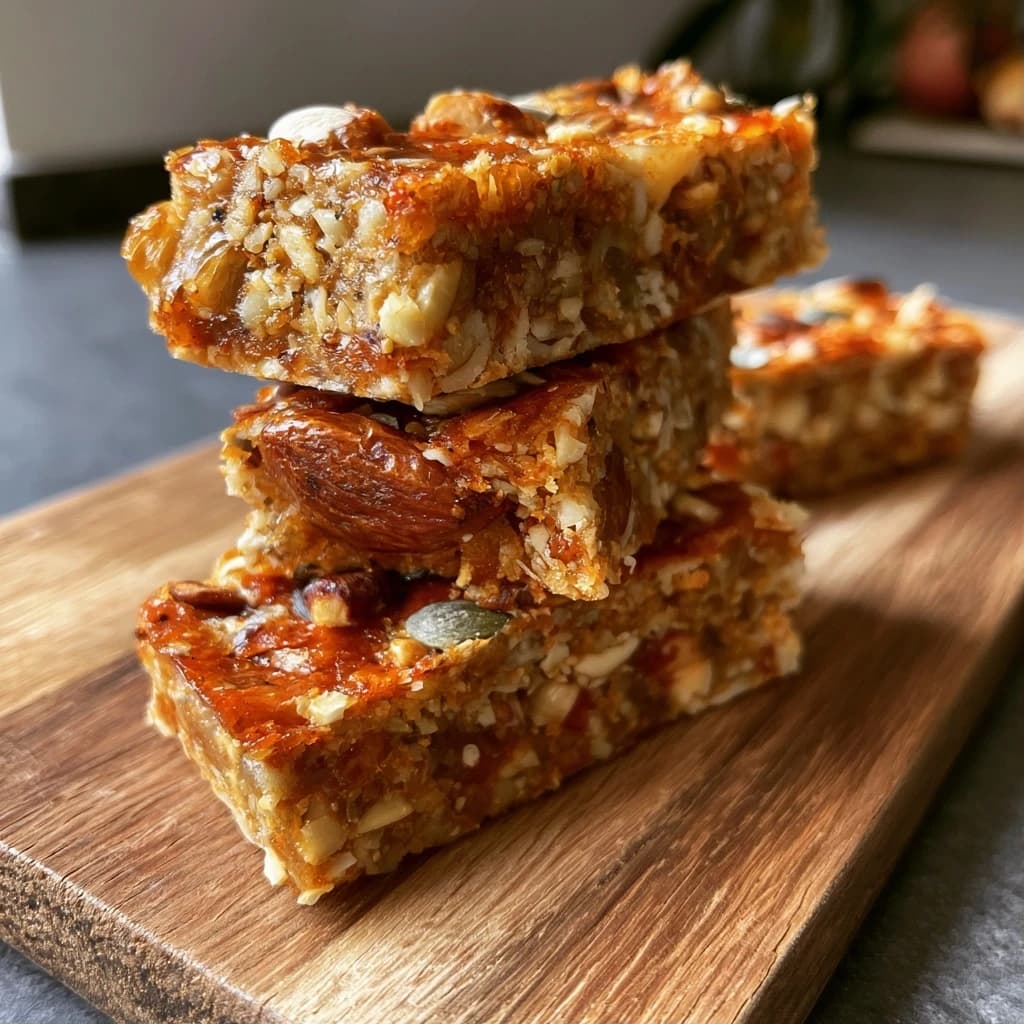 Proteinriegel mit Datteln und Nüssen