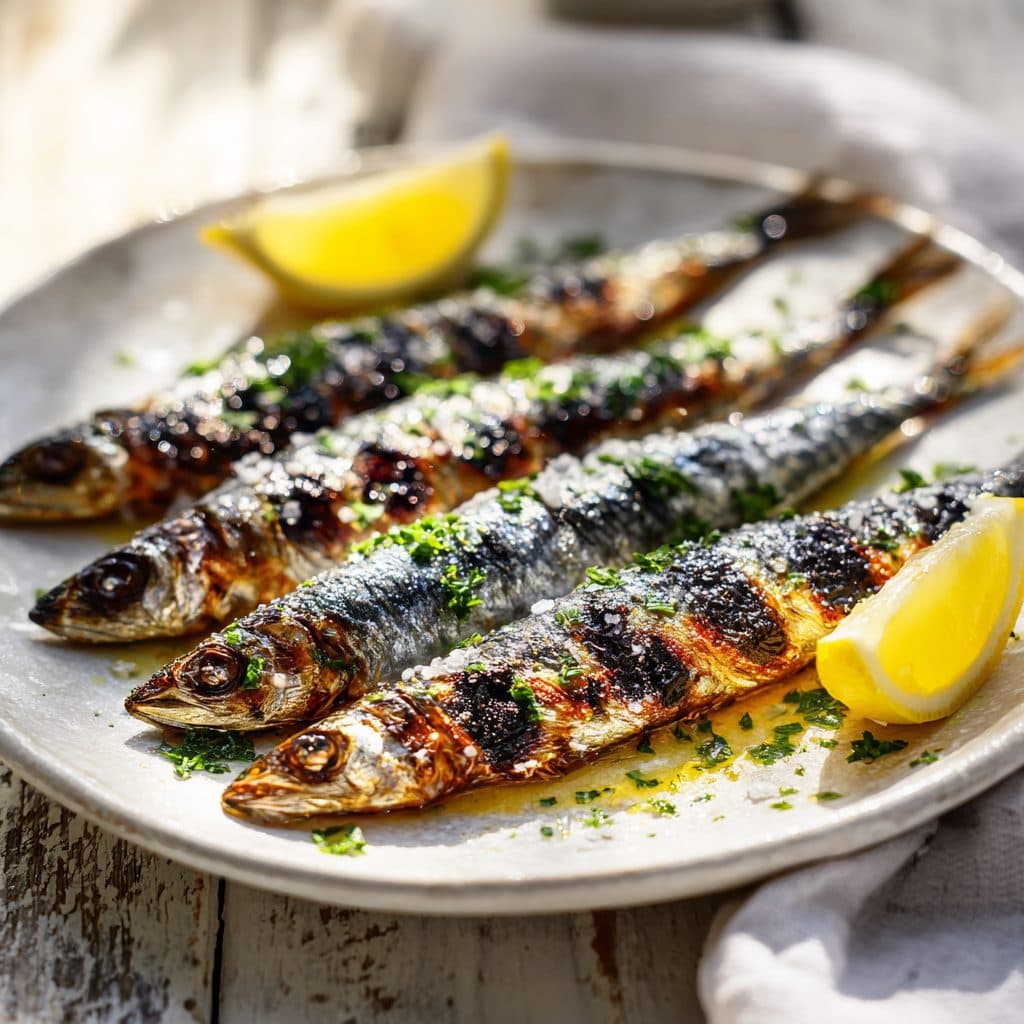Sardines Assadas (Gegrillte Sardinen nach Portugiesischer Art)