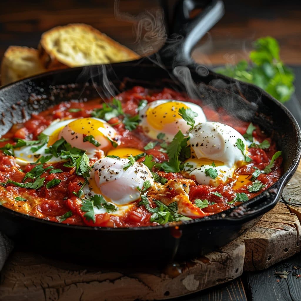Shakshuka – Eier in pikanter Tomatensoße