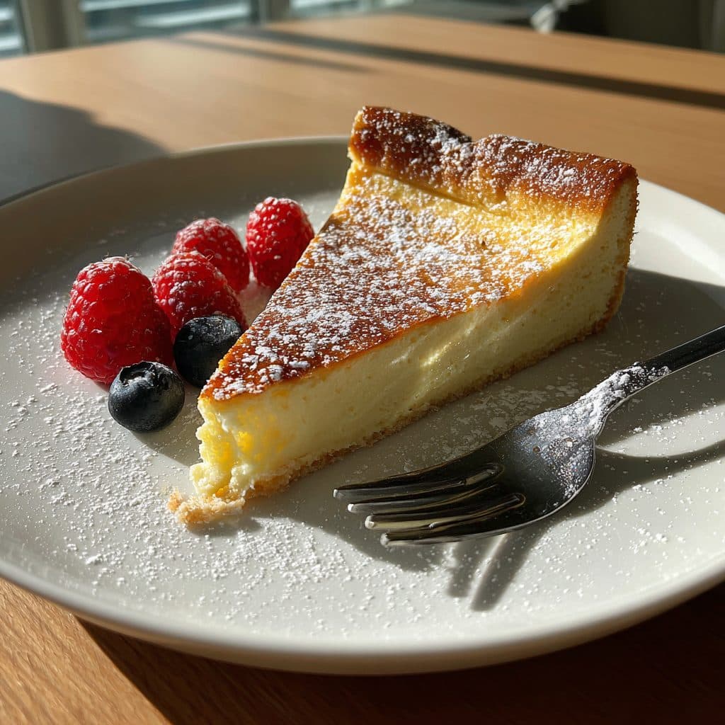 Traditioneller Käsekuchen