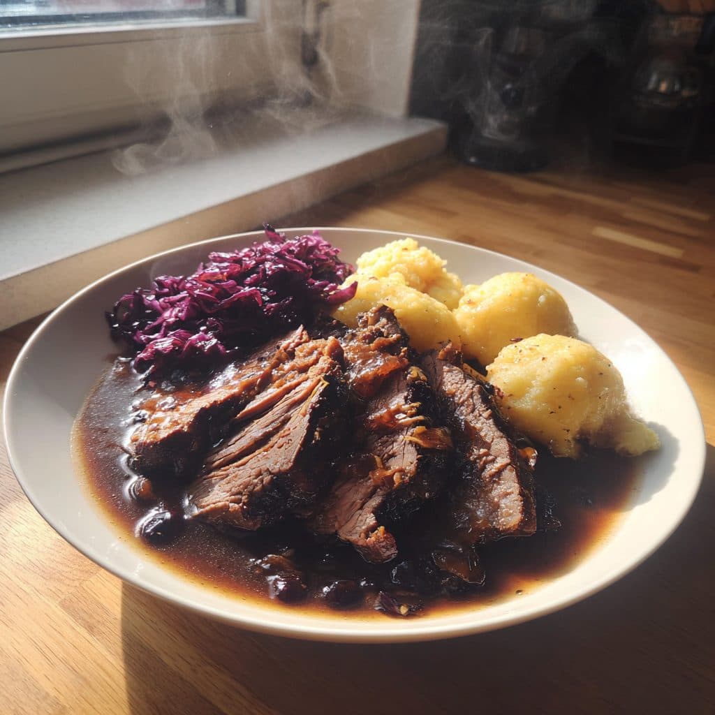 Traditioneller Sauerbraten