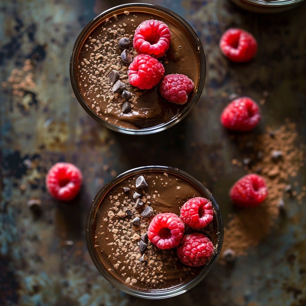 Veganes Schokoladen-Avocado-Mousse