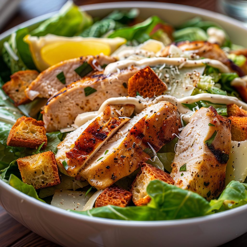 Cesar Salat Mit Hahnchen